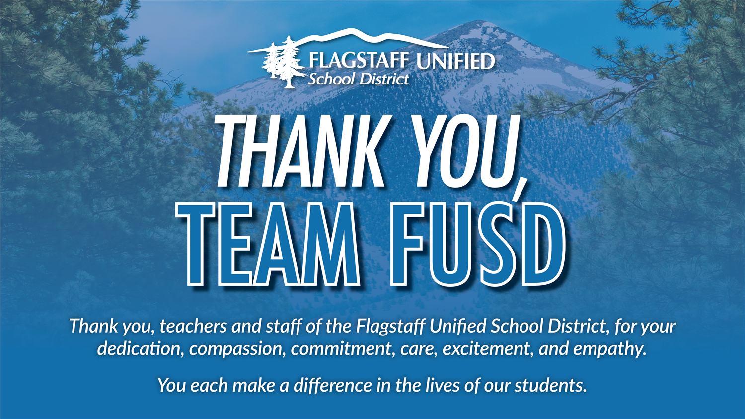  Thank you, Team FUSD!